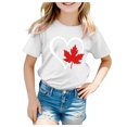 thumbnail image 1 of WEAIXIMIUNG T-Shirts pour Adolescentes T-Shirts Tendance pour Filles T-Shirt à Manches Courtes d'Été Col Ras du Cou T-Shirt Coupe Décontractée T-Shirts Basiques, 1 of 4