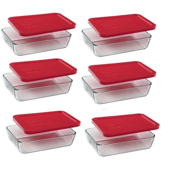 Pyrex 3-Cup Rectangle Food Storage Container