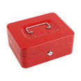 thumbnail image 4 of DOLITY Metal Cash Box with Lock Case Container with Keys for Kids Girls Boys Prizes Red, 4 of 9