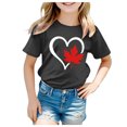 thumbnail image 1 of WEAIXIMIUNG Chemises pour Adolescentes Tendance Manches Courtes T-Shirt Col Rond Été Coupe Décontractée Basique, 1 of 4