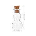 thumbnail image 3 of Shisuyan Bouteille DIY avec Bouchon Transparent 3 Pcs 1.2X0.6In, 3 of 8