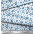 thumbnail image 2 of Soimoi Rayon Fabric Flower Artistic Decor Fabric Printed Yard 42 Inch Wide, 2 of 3