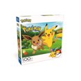 thumbnail image 2 of Buffalo Games Pokemon Eevee & Pikachu 100 Piece Jigsaw Puzzle, 2 of 3