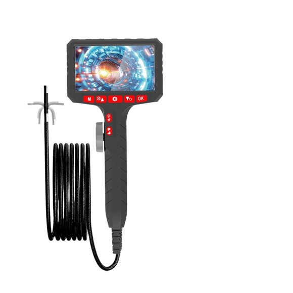 3.9mm HD Two-Way Rotary 360° Industrial Piping Endoscope Camera Borescope ,Easily Maneuver