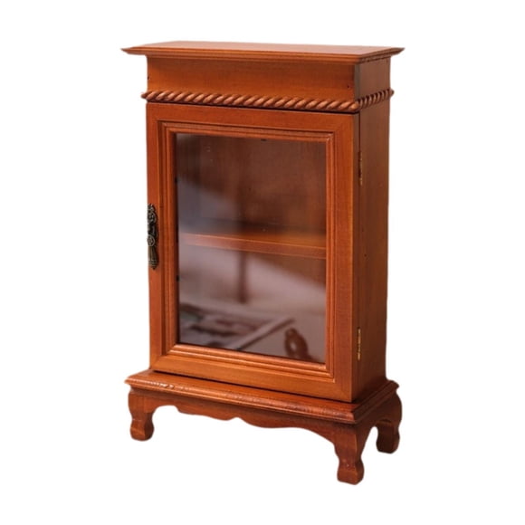 Siruishop Petite Armoire de Bureau Chambre Gain de Place Chevet Style Ferme Petite Armoire d'Accent