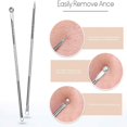 thumbnail image 2 of CUITING 7 In 1 Pimple Blackhead Remover Extractor Tool Kit  Professional Safe Treatment For Zit Popper White Head Acne Blemish Comedone Removing For Nose Face Skin, 2 of 8
