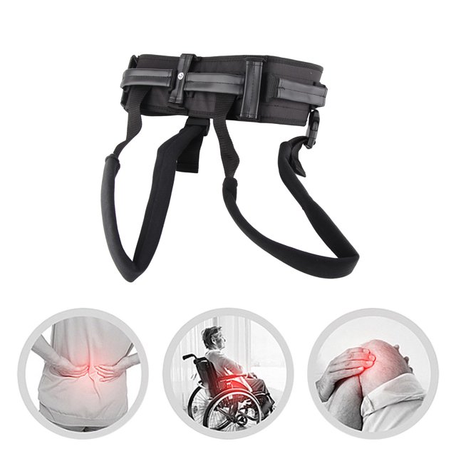 Lift Gait Belt, Soft and Comfortable Walking Aid Transfer Belt Great Support for Hospital