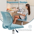 thumbnail image 2 of Homy Casa Standing Desk Stool Ergonomic Adjustable Office Chair with Swivel Base and Rolling Casters for Home Office Study Room and Flexible Workspaces, 2 of 5