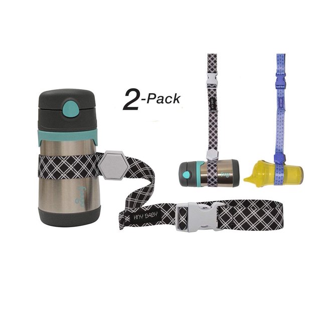 Sippy Cup Straps for Baby Bottle Toy Leash 2 Pack for Stroller High Chair Strap