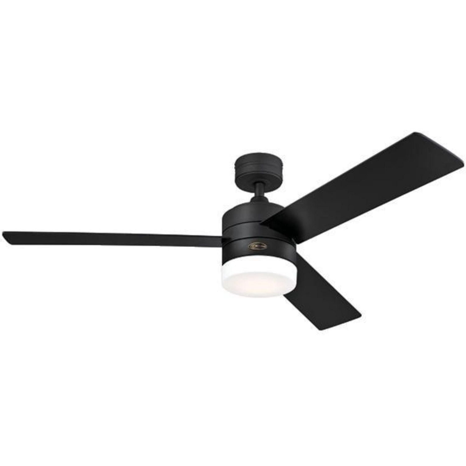 Westinghouse Ventilateur de plafond Alta Vista 52po. (132cm) aux DEL Intégrés, 3 pales, noir mat