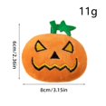 thumbnail image 3 of Halloween Pumpkin Toys For Cats Teething Toys Featuring Pumpkin With Range Expressions Embroidery Designs Interactive Toys For Kitties And Cats ,23 Cm, 3 of 4