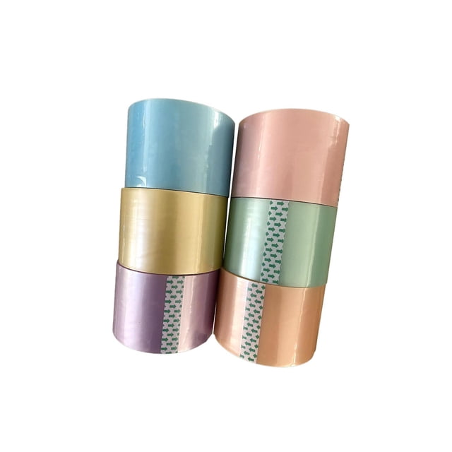 Hi,Fancy 6Pcs Sticky Ball Rolling Tape Colored Tapes Bulk Funny Decompression Toys