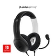 thumbnail image 1 of PDP Gaming LVL40 Wired Stereo Gaming Headset: Noir Nintendo Switch, Nintendo Switch (OLED Model), 1 of 7