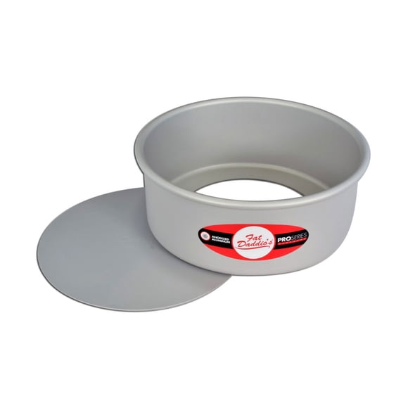 Fat Daddio's Anodized Aluminum Round Cheesecake Pan w/ Removable Bottom, 8 x 3"