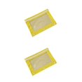thumbnail image 2 of Decodeary Durable Pouch For Organizing Documents In Office Portable Zippered Pouch Yellow 2Set, 2 of 6