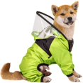 thumbnail image 1 of MesaSe Vêtements pour Animaux Chien Imperméable Quatre Saisons Manteau de Pluie Vêtements à Quatre Pattes Vêtements Imperméables en PU Transparent, 1 of 11