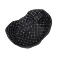 thumbnail image 1 of Terraxo Motorcycle Seat Cushion, Motorcycle Seat Trunk Insert, Seat Pad Part Holder Replacement with High-Quality PU Cover, Separate Storage Compartment And V beige line, 1 of 8