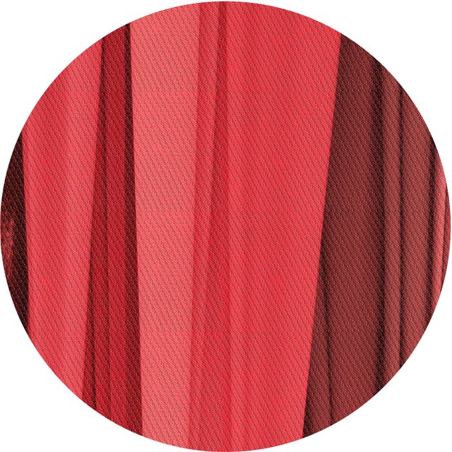 Ahgly Company Tapis d'Intérieur Ronds Lavables à la Machine, Style Transitionnel, Rouge Lave, 3 Pieds Rond