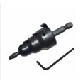thumbnail image 1 of Powered conduit reamer with modified drill bit suitable for mounting on a power drill chuck, 1 of 8
