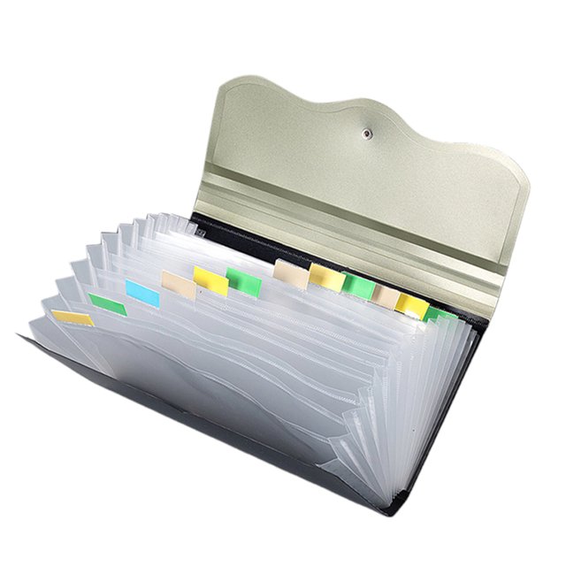 Noehoiugi Expandable B5 Accordion Receipt Folder Document Organizer Case For Bills Files Tax Records Large Capacity