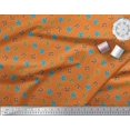 thumbnail image 2 of Soimoi Rayon Fabric Coral Ocean Print Sewing Fabric Yard 42 Inch Wide, 2 of 2