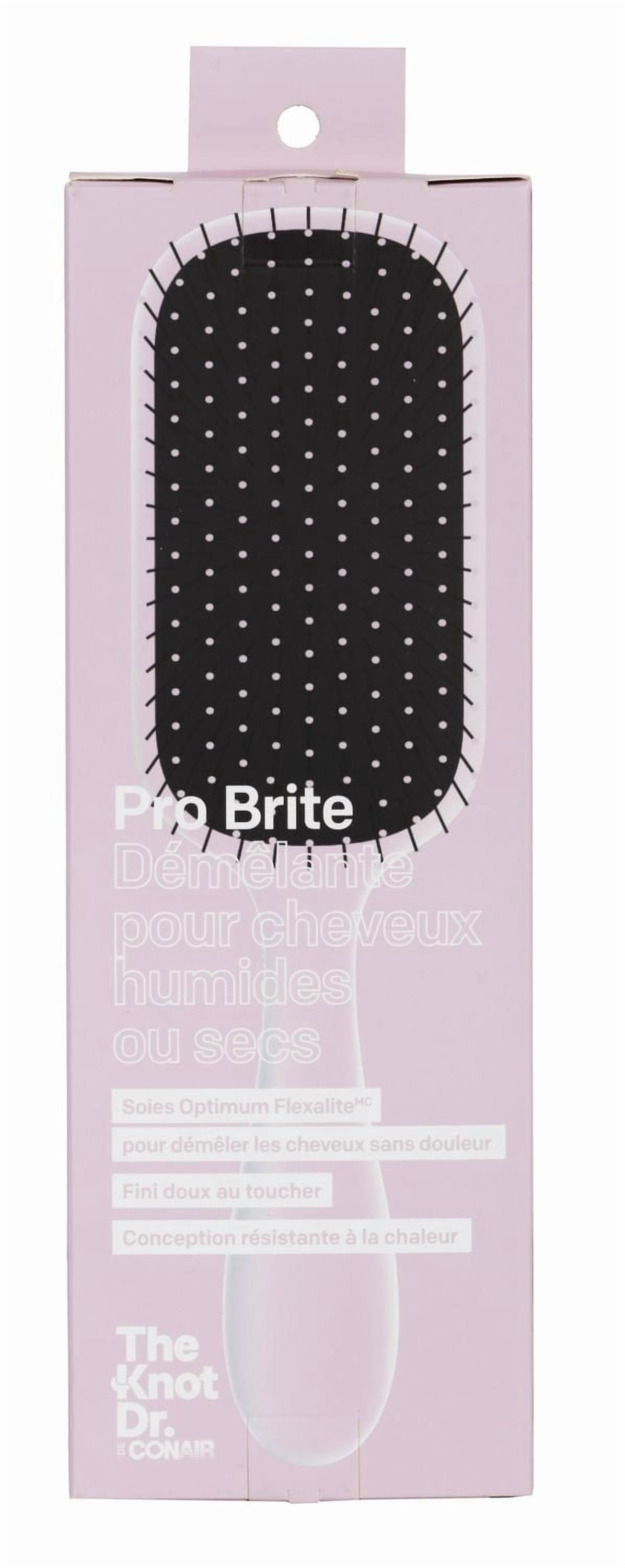 Conair DetangleLux Vented Hair Brush, 212 Flexalite Bristles, Pastel Pink, 1 Pc