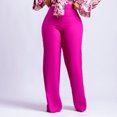 thumbnail image 1 of Womens Trousers, Women Tight And Versatile High Waisted Elastic Solid Color Pants, Work Pants, 1 of 7