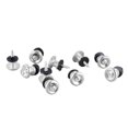 thumbnail image 2 of Guitar Strap Button, 10 Pcs Adjustable Buttons Metal Guitar End Pins Universal Strap Lock Pin For Electric Guitar Bass Ukulele, 2 of 8