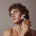 thumbnail image 5 of Vintage Double Edge Stainless Steel Shaver, with Storage Box, Close Smooth Shave, Men Facial Grooming, 5 of 5