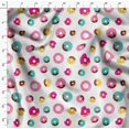 thumbnail image 4 of Soimoi White Modal Satin Fabric Donuts Food Printed Craft Fabric by the Yard 42 Inch Wide, 4 of 5