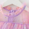 thumbnail image 1 of LEEy-world Robe de Princesse Déguisement pour Petites Filles Robe Tutu pour Bébés Filles Robe Tutu en Coton pour Tout-Petits Robes en Tulle pour Bébé Fille Robe Princesse Sans Manches, Violet, 1 of 4
