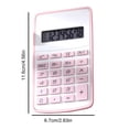 thumbnail image 3 of 8 Digit Standard Calculator with Large Display and Round Buttons | Basic Desktop Calculator with Quiet Sensitive Keys | Portable Math Calculator for Office Home School, 3 of 7