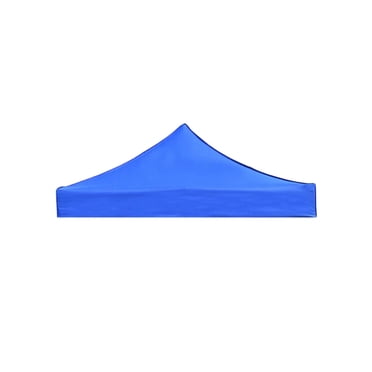 Toile d'Ombrage à Quatre Coins 6,56 x 6,56 Pi pour Tente, Pare-Soleil Familial de Plage, Tente Portable d'Extérieur Pliable, Imperméable, Toile de Toit pour Tente, Accessoires (Sans Support)