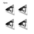 thumbnail image 3 of MesaSe 4 Pieces Cake Mold Assortment Stainless Steel Non-stick Portable Mousse Mould Dessert Baking Tool Household Kitchen Gadget Triangular, 3 of 10