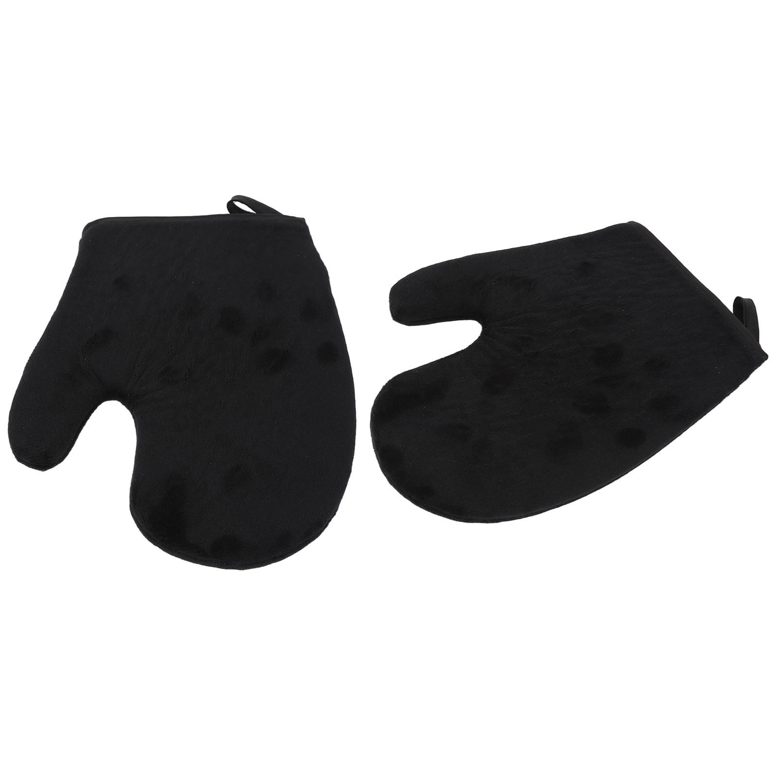 Self Tanning Gloves Applicator, Black Self Tanning Mitt Soft Flocking Reusable Evenly Applying For Lotion