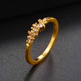 thumbnail image 2 of mmirethe Silver Plated Ring US Size 7/10 Jewelry Wedding Rings Rhinestone Crystal Women Gold US size 6, 2 of 5