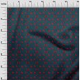 thumbnail image 2 of oneOone Tissu Jersey Coton Bleu Sarcelle Rouge Insecte Matériel de Robe Tissu Imprimé Tissu au Mètre 58 Pouces de Large, 2 of 4