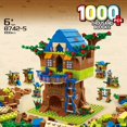 thumbnail image 4 of Assemble Puzzle Blocks, A Village House And A Treehouse, Intellectual Toys, Six-in-one Puzzles, 4 of 4