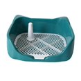 thumbnail image 3 of lionlar Dog Potty Tray with Removable Post Accessory Dog Pad Holder Tray , Keep paws Dry Green, 3 of 9