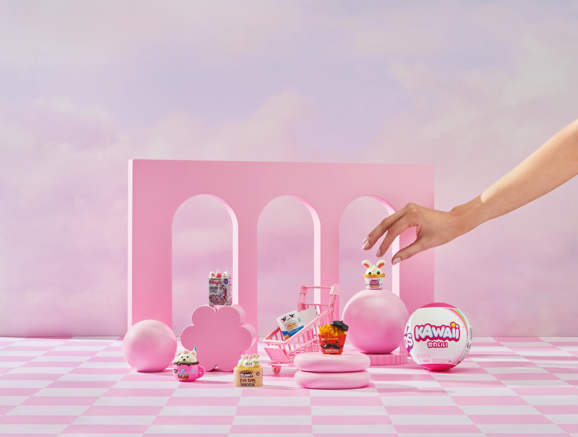 Mini Marques Kawaii Capsule par ZURU - Jouet à collectionner Surprise à déballer pour les enfants de 3 ans et plus