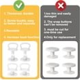 thumbnail image 3 of 4Pcs Reuseable Replacement Buttons for Bogg Bag Strap, Rivets Compatible with Bogg Bag Handles Add Hook Function, 3 of 7