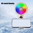 thumbnail image 4 of Handheld Mini Fan | Portable Rechargeable Personal Fan with 3 Speeds & LED Display | USB Powered for Travel, Office, School & Summer Cooling, 4 of 6