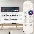 thumbnail image 2 of HLONK Voice Remote for G9N9N Compatible Google TV Bluetooth Voice Chromecast Googel TV Remote Control, 2 of 10
