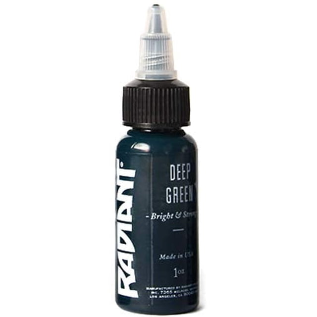 Radiant Colors Encre à Tatouage - Vert Foncé 1 Oz