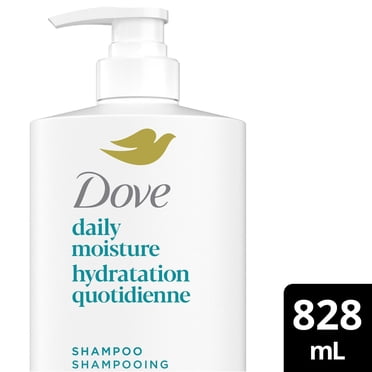 Dove Shampooing Hydratation Quotidienne Soin des Protéines Bio + Sérum à l'Acide Hyaluronique, 828 ml