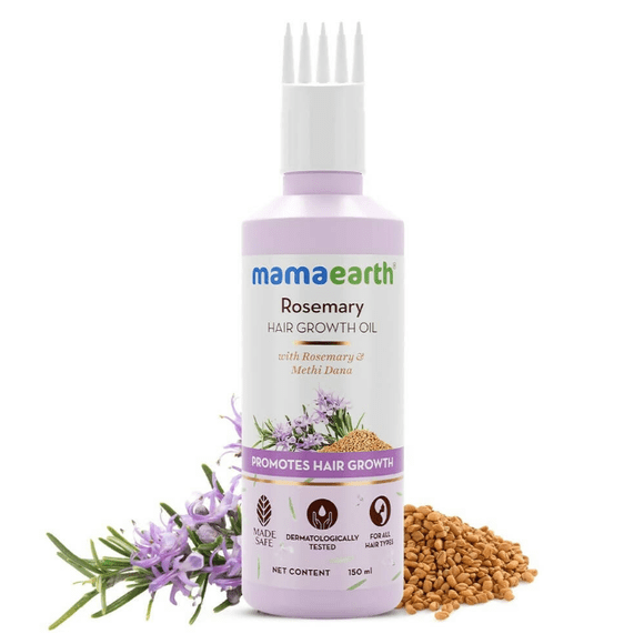 Mamaearth Huile de Croissance Capillaire au Romarin et au Methi Dana - 150 ml