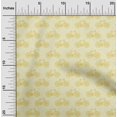 thumbnail image 1 of oneOone Georgette Viscose Fabric Dot & Bicycle Block Decor Fabric Printed BTY 42 Inch Wide, 1 of 4