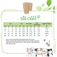 thumbnail image 4 of CBFFDC Vêtements de Soins pour Animaux Combinaison de Récupération Brodée Design Cartoon Fermeture à Boutons Sans Manches Respirant Réhabilitation Chiot, 4 of 5