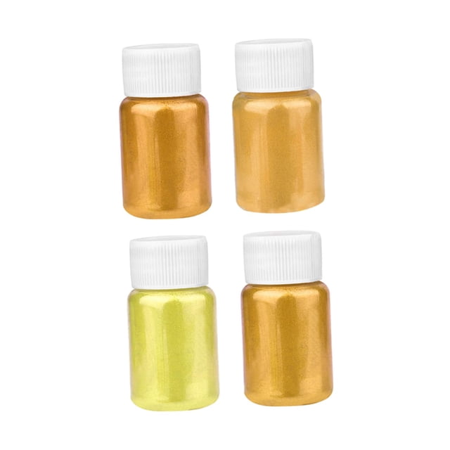 4 Pieces Mica Powder Pigment Powder Shimmer Glitter Powder Mica Powder for Epoxy Style D