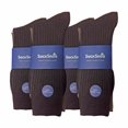 thumbnail image 2 of 12 Pair Multipack Mens 100% Cotton Socks | Sock Snob | Ribbed Dress Socks, 2 of 2